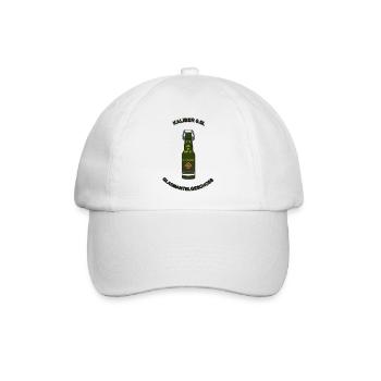 Glasmantelgeschoss V2 - Baseballkappe - Weiß/Weiß - Vorne