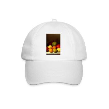 Früchte - Baseballkappe - Weiß/Weiß - Vorne
