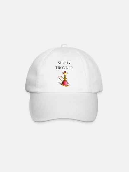 Shishatroniker - Baseballkappe - Weiß/Weiß