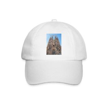 Sagrade Familia - Baseballkappe - Weiß/Weiß - Vorne