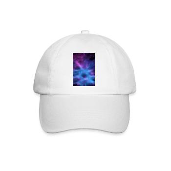 Galaxie Bild - Baseballkappe - Weiß/Weiß - Vorne