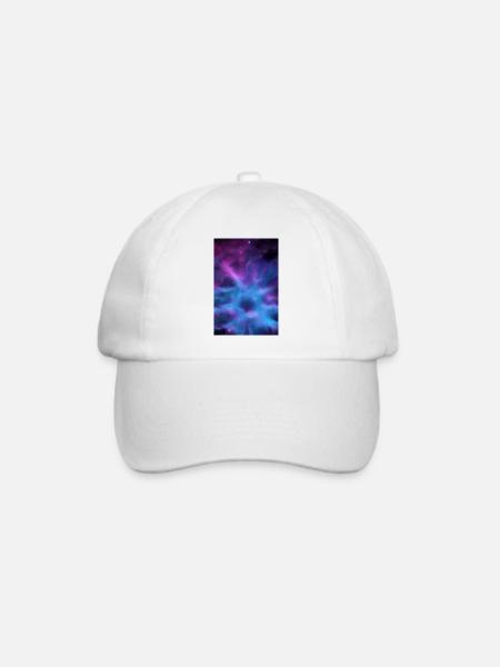 Galaxie Bild - Baseballkappe - Weiß/Weiß