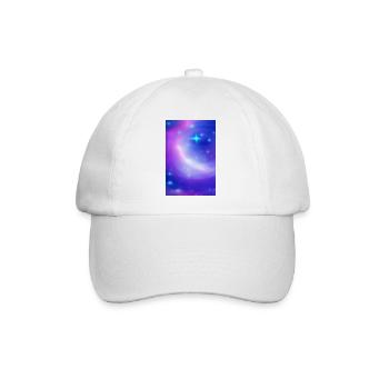 Galaxie Bild - Baseballkappe - Weiß/Weiß - Vorne