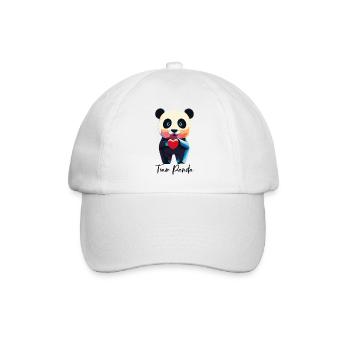 PANDA - Baseballkappe - Weiß/Weiß - Vorne