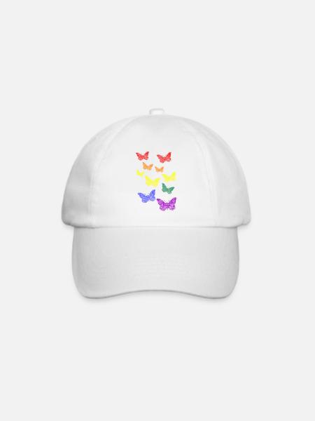 LGBTQ - Baseballkappe - Weiß/Weiß