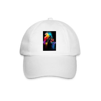 Regenbogen Schönheit 2 - Baseballkappe - Weiß/Weiß - Vorne