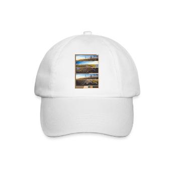 Travel Bilder - Baseballkappe - Weiß/Weiß - Vorne