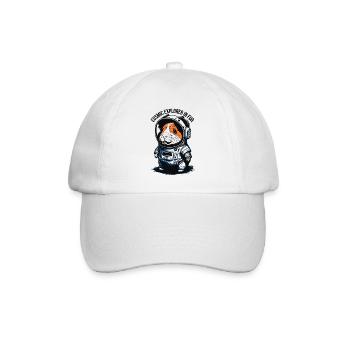 Pelziger Raumfahrer - Baseballkappe - Weiß/Weiß - Vorne
