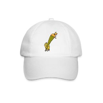 Küken mit Schultüte - Baseballkappe - Weiß/Weiß - Vorne