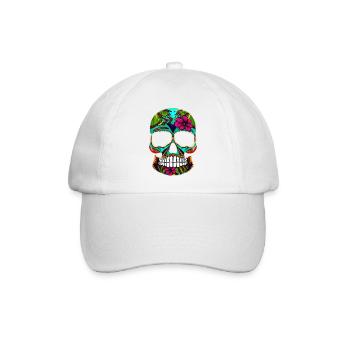 Skill Mexiko - Baseballkappe - Weiß/Weiß - Vorne