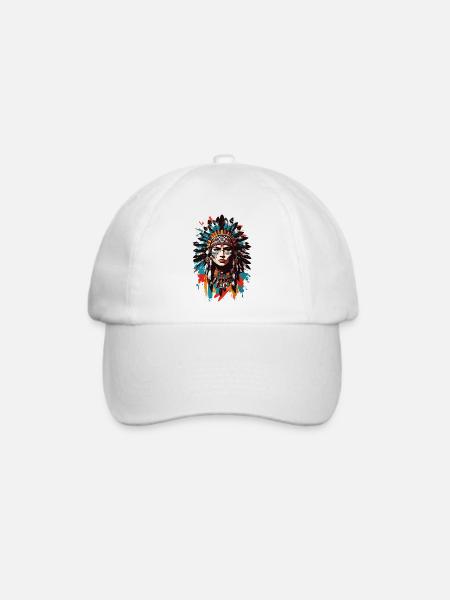 American Shaman - Baseballkappe - Weiß/Weiß