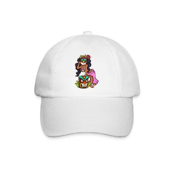 Tiki Frau - Baseballkappe - Weiß/Weiß - Vorne