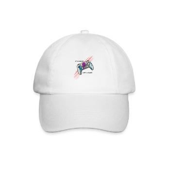 Gamer - Baseballkappe - Weiß/Weiß - Vorne