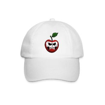 Punischerry cherry sucht einen Obstbauern - Baseballkappe - Weiß/Weiß - Vorne