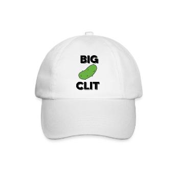 Big Clit - Baseballkappe - Weiß/Weiß - Vorne