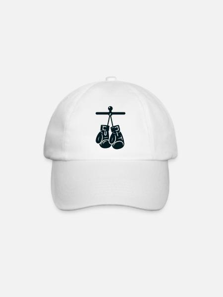 Boxhandschuhe - Baseballkappe - Weiß/Weiß