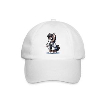Cute Horse Doctor - Baseballkappe - Weiß/Weiß - Vorne