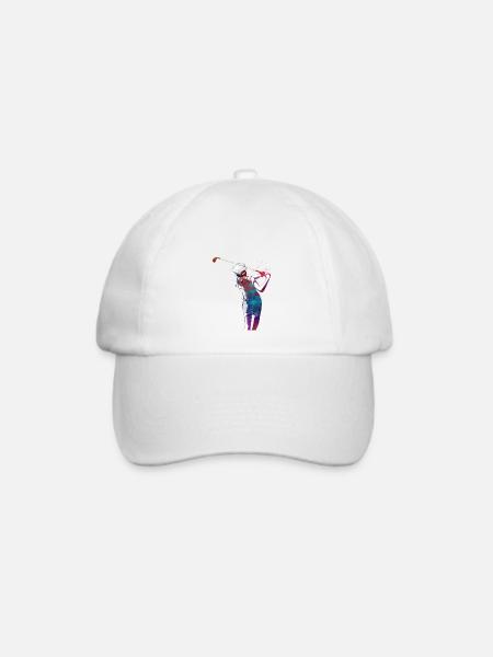 Sport-Golfer - Baseballkappe - Weiß/Weiß