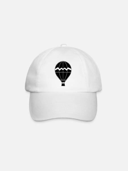 Luftballon - Baseballkappe - Weiß/Weiß