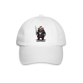 Kleine böse Zwerg - Baseballkappe - Weiß/Weiß - Vorne