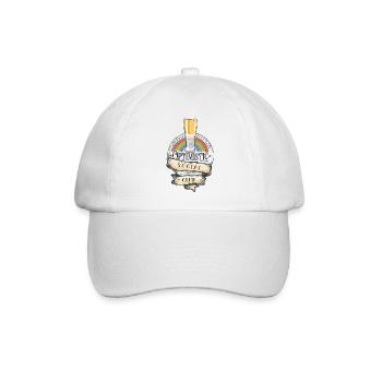 Optimistisch - Baseballkappe - Weiß/Weiß - Vorne