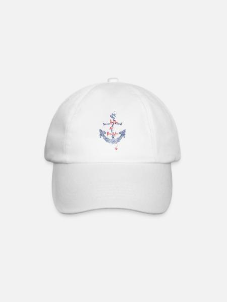 Anker Holla die Moinfee - Baseballkappe - Weiß/Weiß