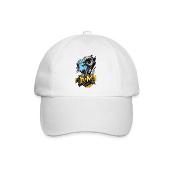 Widder, Widder-Zeichen - Baseballkappe - Weiß/Weiß - Vorne