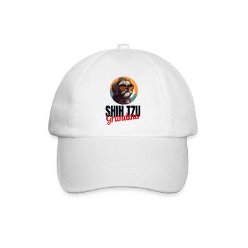 Shih Tzu Löwenhunde Chrysanthemenhund Shih Tzu - Baseballkappe - Weiß/Weiß - Vorne