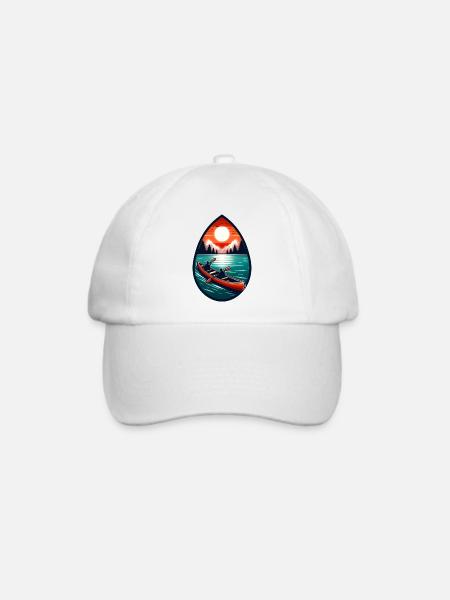 Kajakfahren Kanufahren - Baseballkappe - Weiß/Weiß