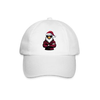 adler santa - Baseballkappe - Weiß/Weiß - Vorne