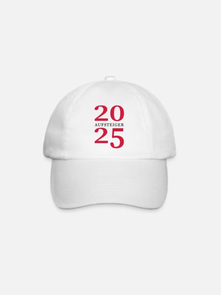 Aufsteiger 2025 Aufstieg - Baseballkappe - Weiß/Weiß