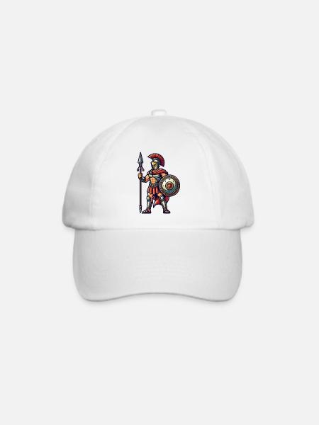 spartaner - Baseballkappe - Weiß/Weiß