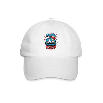 High Spirits - Alpakas im Chill-Modus - Baseballkappe - Weiß/Weiß - Vorne