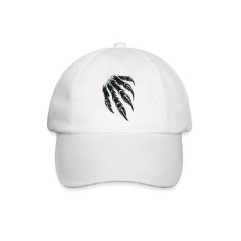 krallen - Baseballkappe - Weiß/Weiß - Vorne