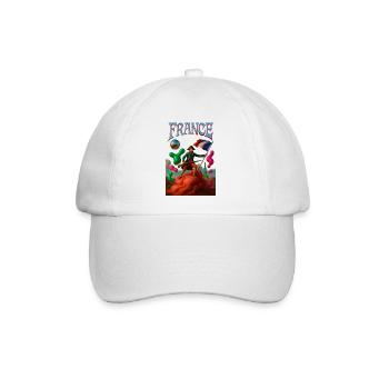 Französische Helden in einer traumhaften Revolution - Baseballkappe - Weiß/Weiß - Vorne