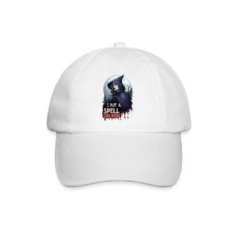 Halloween, ich habe dich verzaubert - Baseballkappe - Weiß/Weiß - Vorne