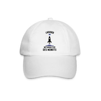 Mitarbeiter des Monats Lackierer Bester Maler - Baseballkappe - Weiß/Weiß - Vorne