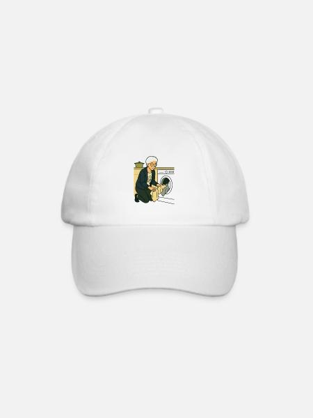 Oma Karin - Baseballkappe - Weiß/Weiß