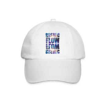 Cosmic Flow – Universe - Baseballkappe - Weiß/Weiß - Vorne