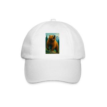 Polynature Grizzly - Baseballkappe - Weiß/Weiß - Vorne