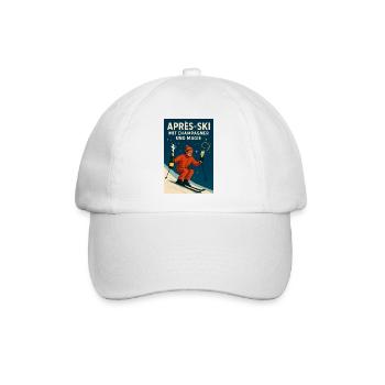 Après-Ski Magie - Baseballkappe - Weiß/Weiß - Vorne