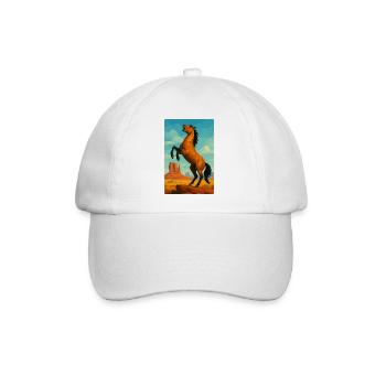 Polynature Wildpferd - Baseballkappe - Weiß/Weiß - Vorne