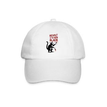 Revolt ist das neue Schwarz - Baseballkappe - Weiß/Weiß - Vorne