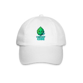Grünes Blatt Code-Krieger - Baseballkappe - Weiß/Weiß - Vorne