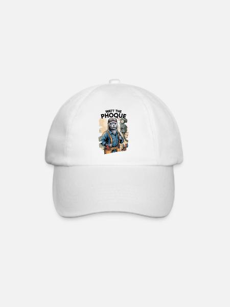Humor-Geschenk für Elektriker-Siegelhandwerker - Baseballkappe - Weiß/Weiß