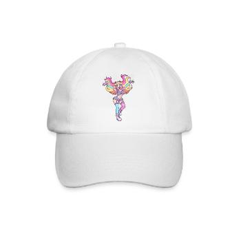 Star Butterfly Rainbow Hero - Baseballkappe - Weiß/Weiß - Vorne