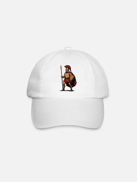 Spartaner Sparta Krieger - Baseballkappe - Weiß/Weiß