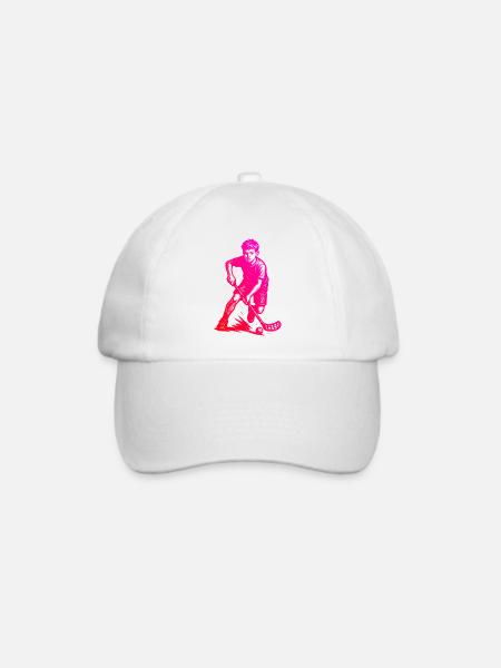 Ein Must Have für echte Unihockey - Baseballkappe - Weiß/Weiß