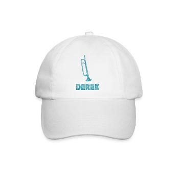 Blasmusik Derek - Baseballkappe - Weiß/Weiß - Vorne