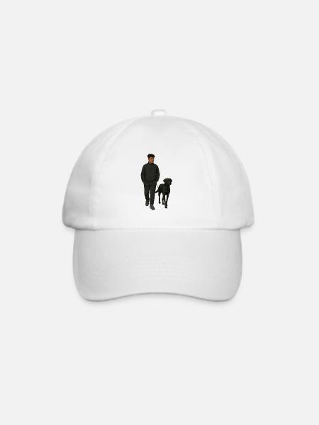 Matt - Baseballkappe - Weiß/Weiß